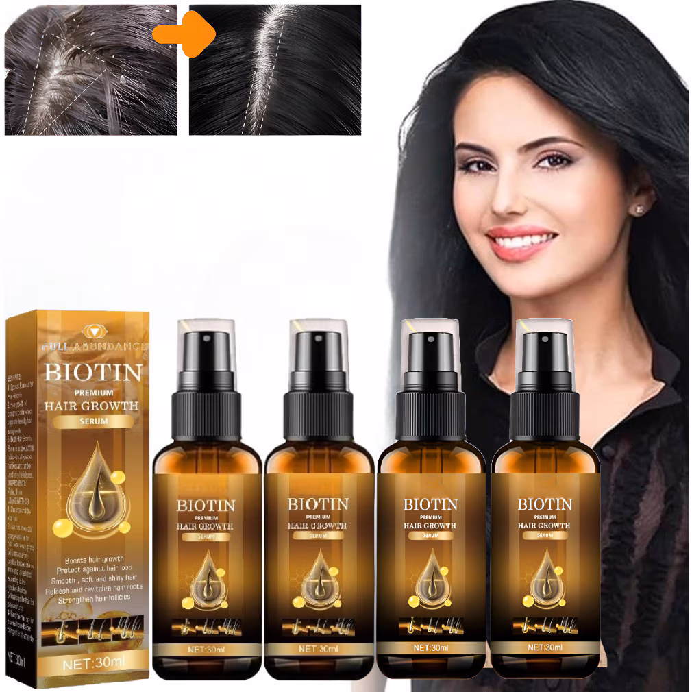 4 x Ser Biotin pentru Par