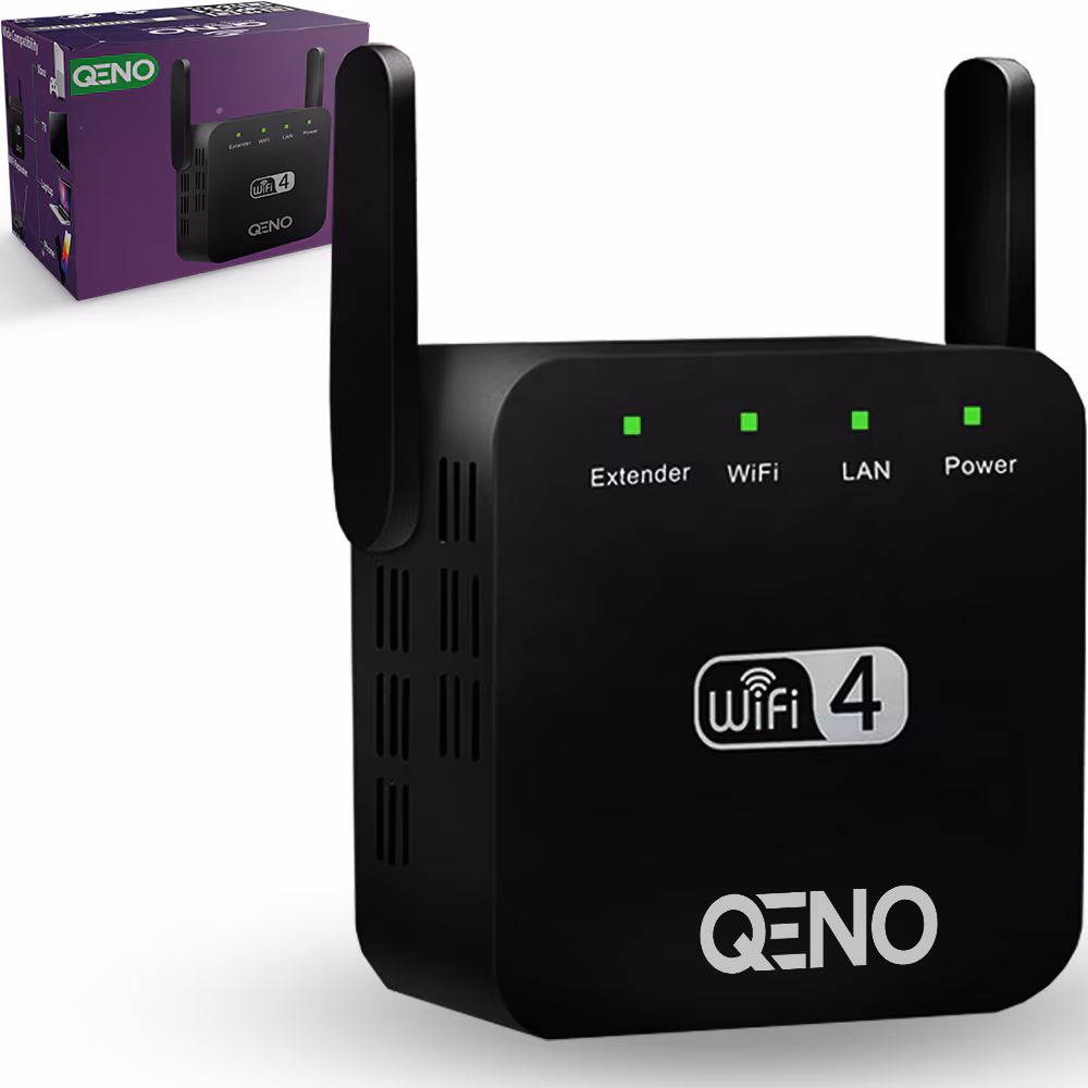 Adaptor Wireless Extender Qeno® Amplificator Semnal Range Wifi