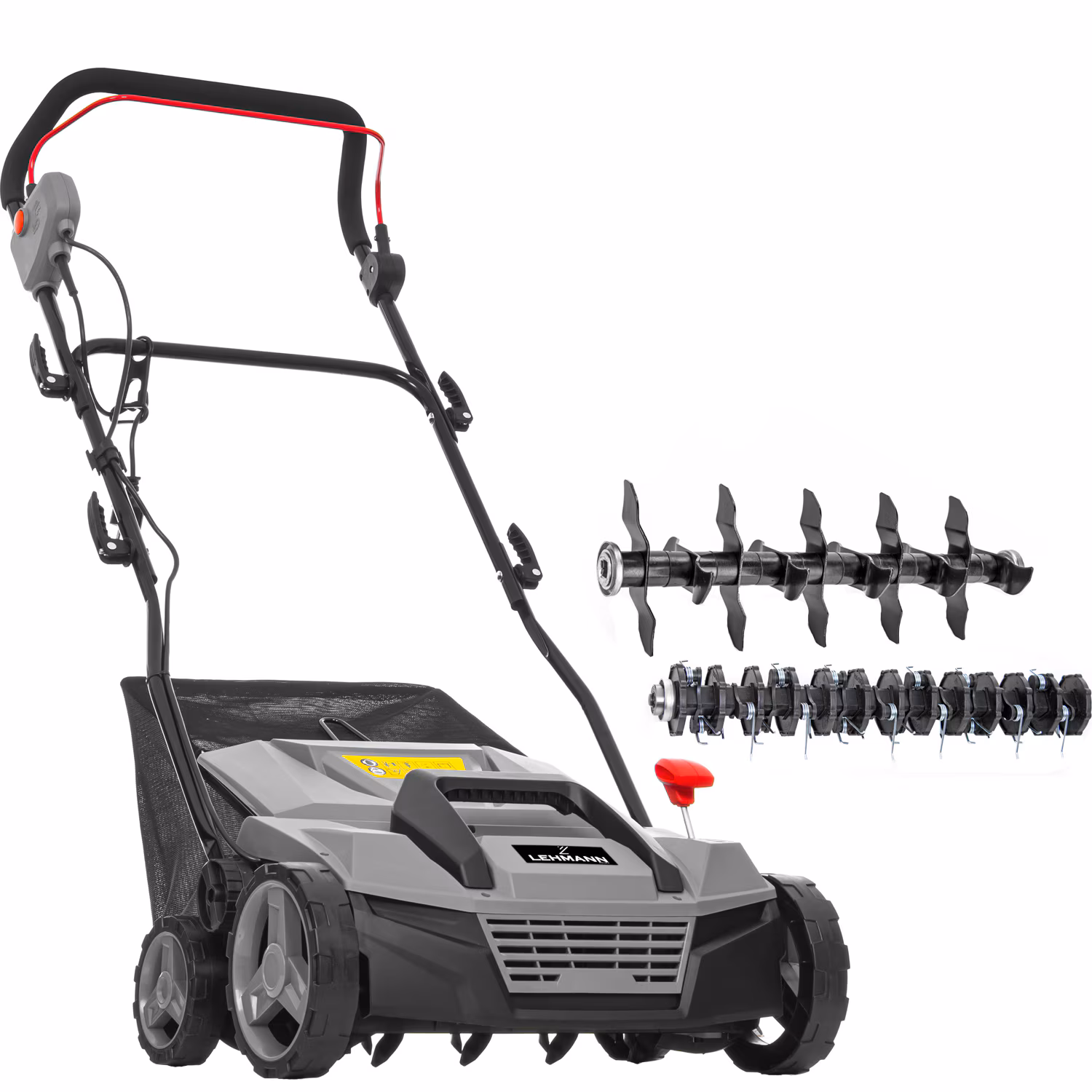 Aerator și scarificator electric Lehmann Teasel 2in1, 1800W, 380mm, 50L, 12.5kg
