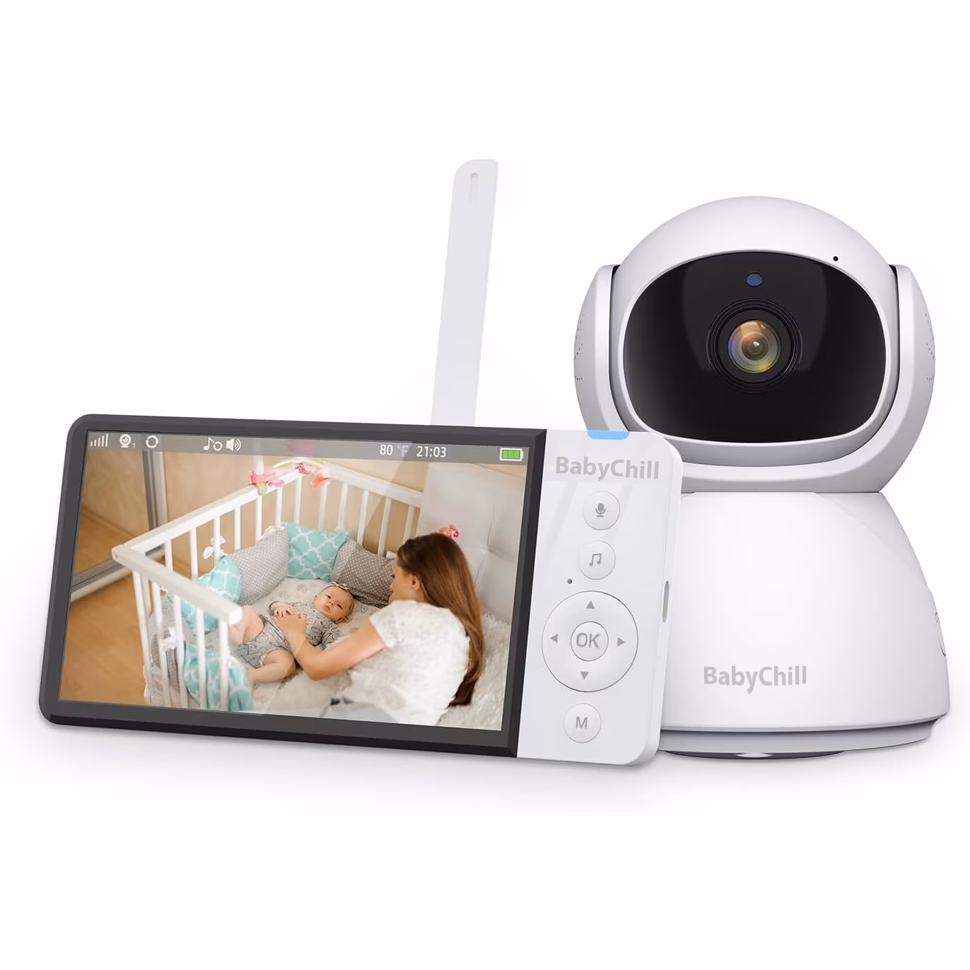 Baby Monitor Digital si Camera Audio-Video Wireless Pentru Supraveghere Bebe