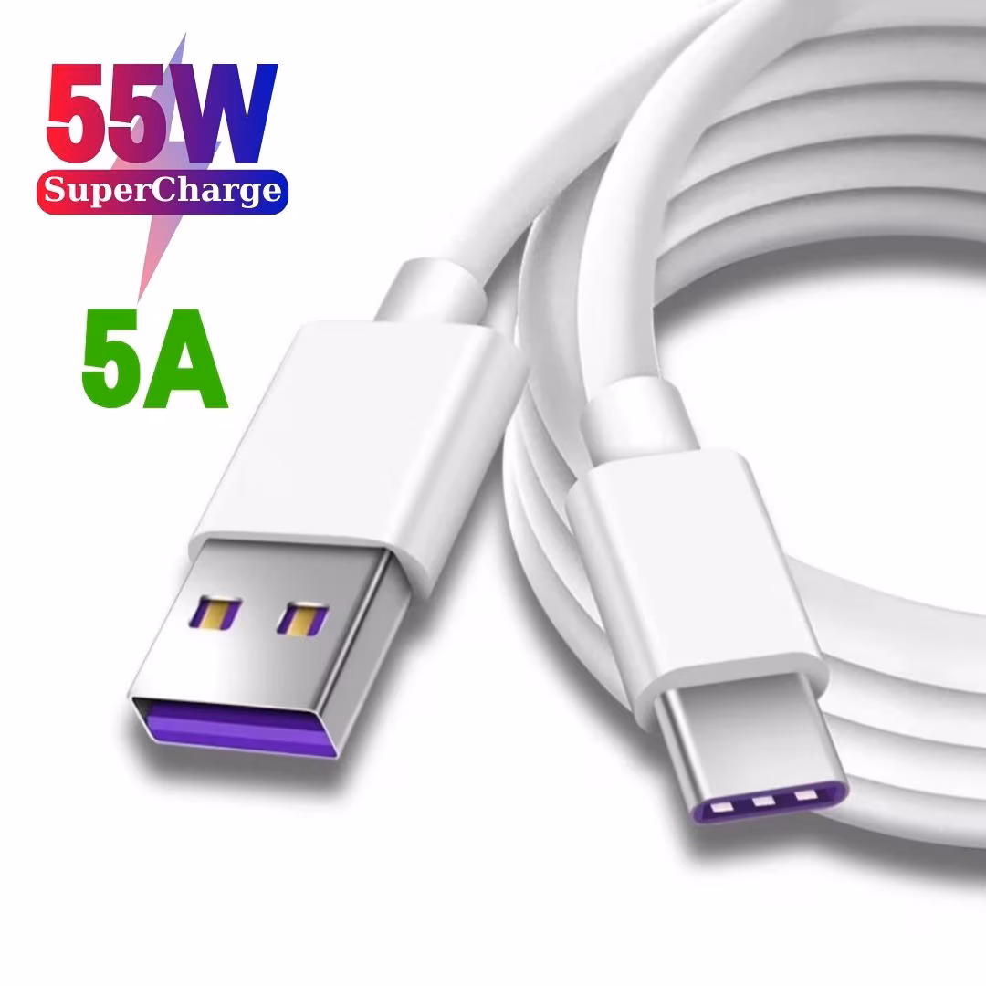 Cablu date si incarcare rapida SuperCharge 55W pentru Huawei