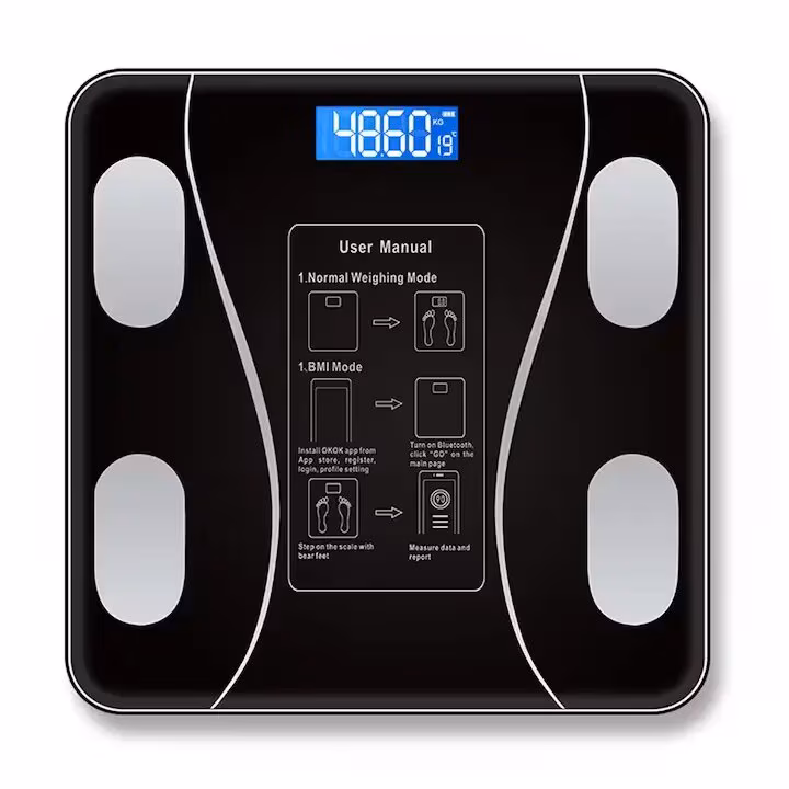 Cantar Corporal Electronic Inteligent De Baie Cu Aplicatie Smart HYT