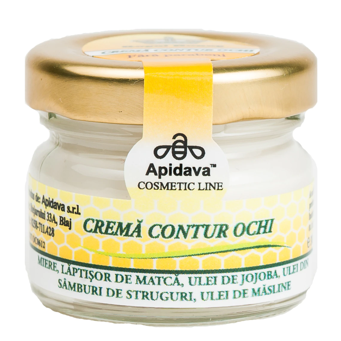 Crema contur ochi Apidava cu miere