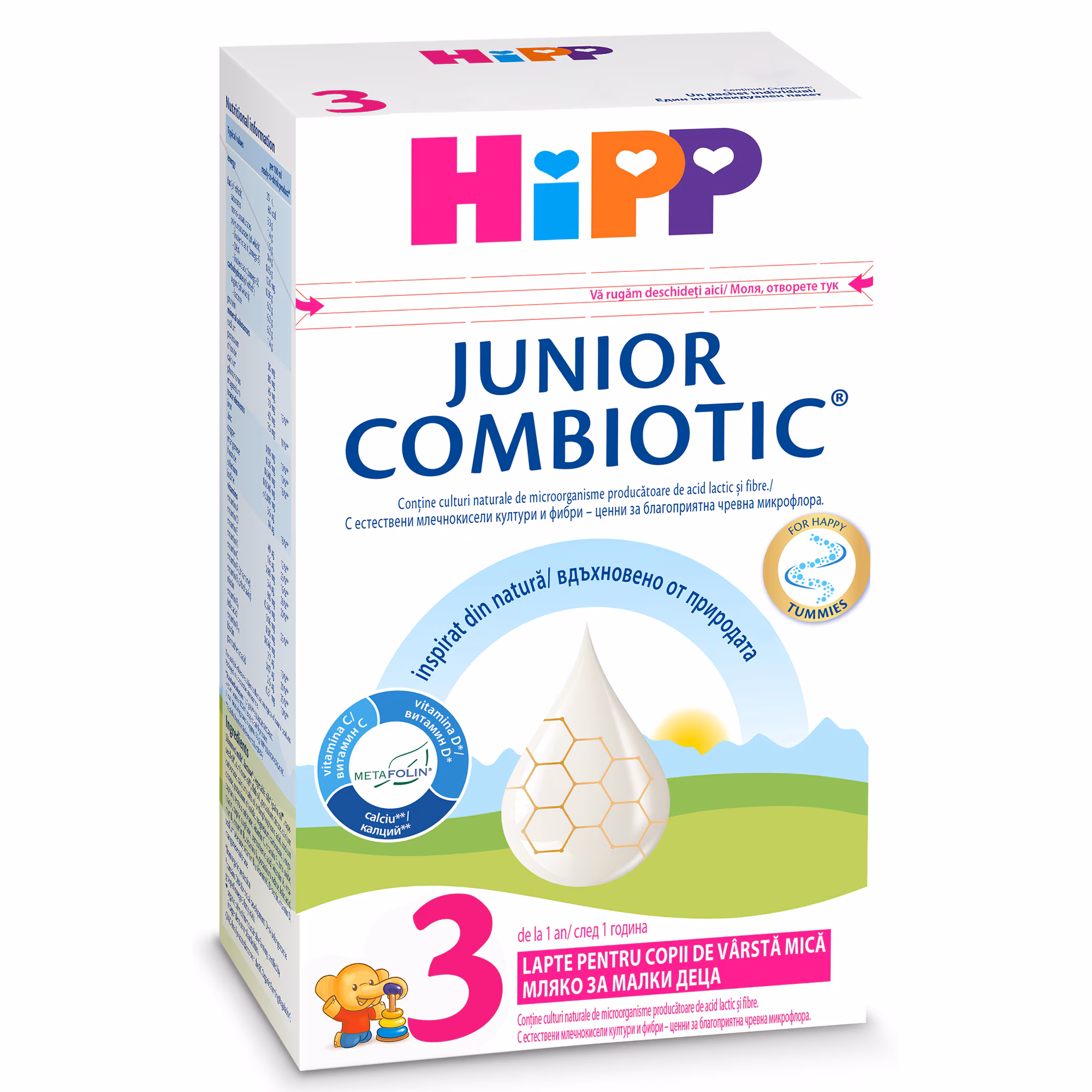 Lapte praf Hipp 3 Combiotic Junior 1+