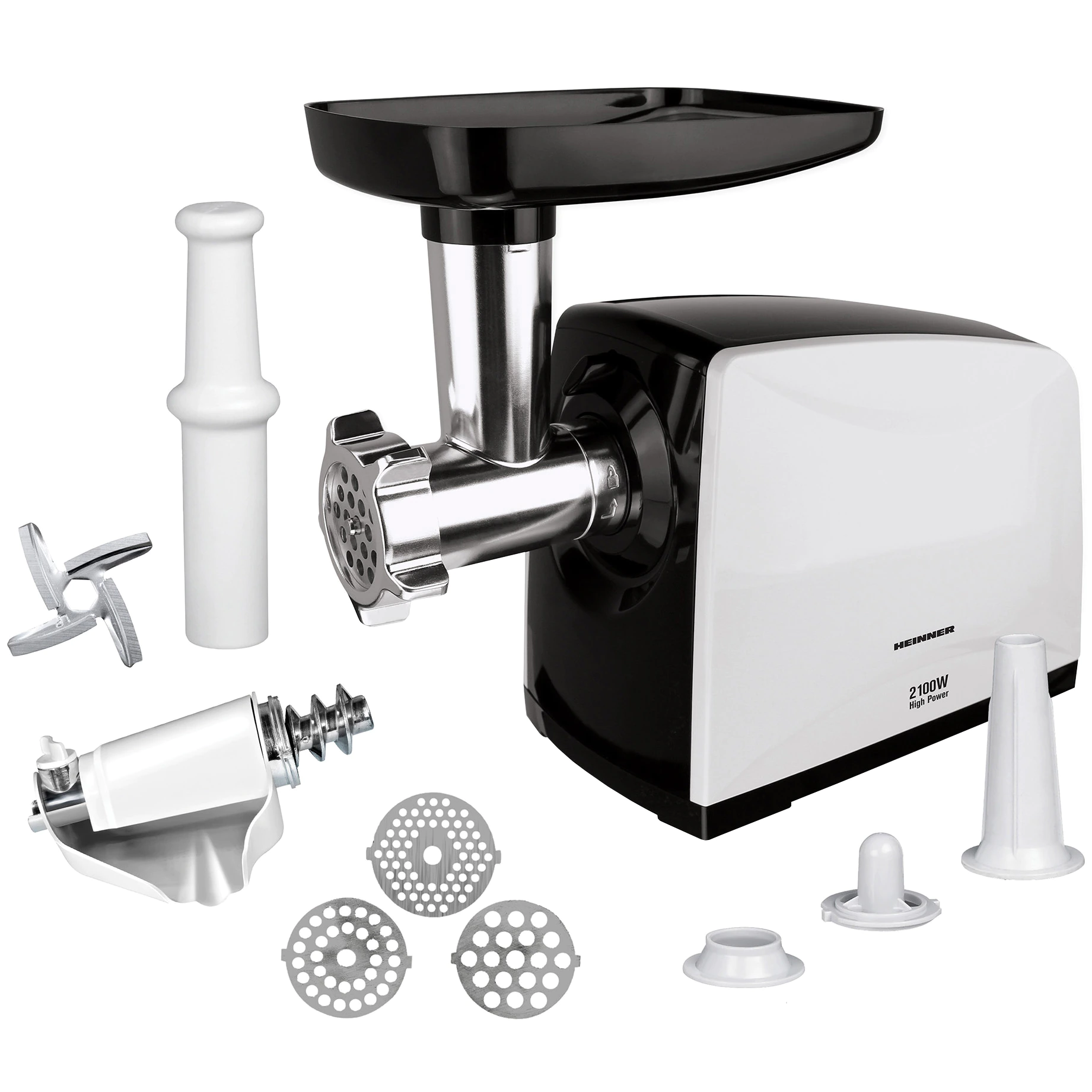 Masina de tocat carne Heinner MG-2100BKWH