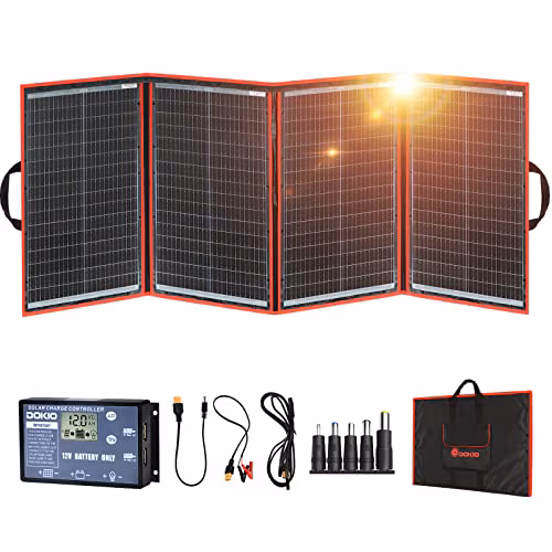 Panou solar pliabil pentru camping Dokio