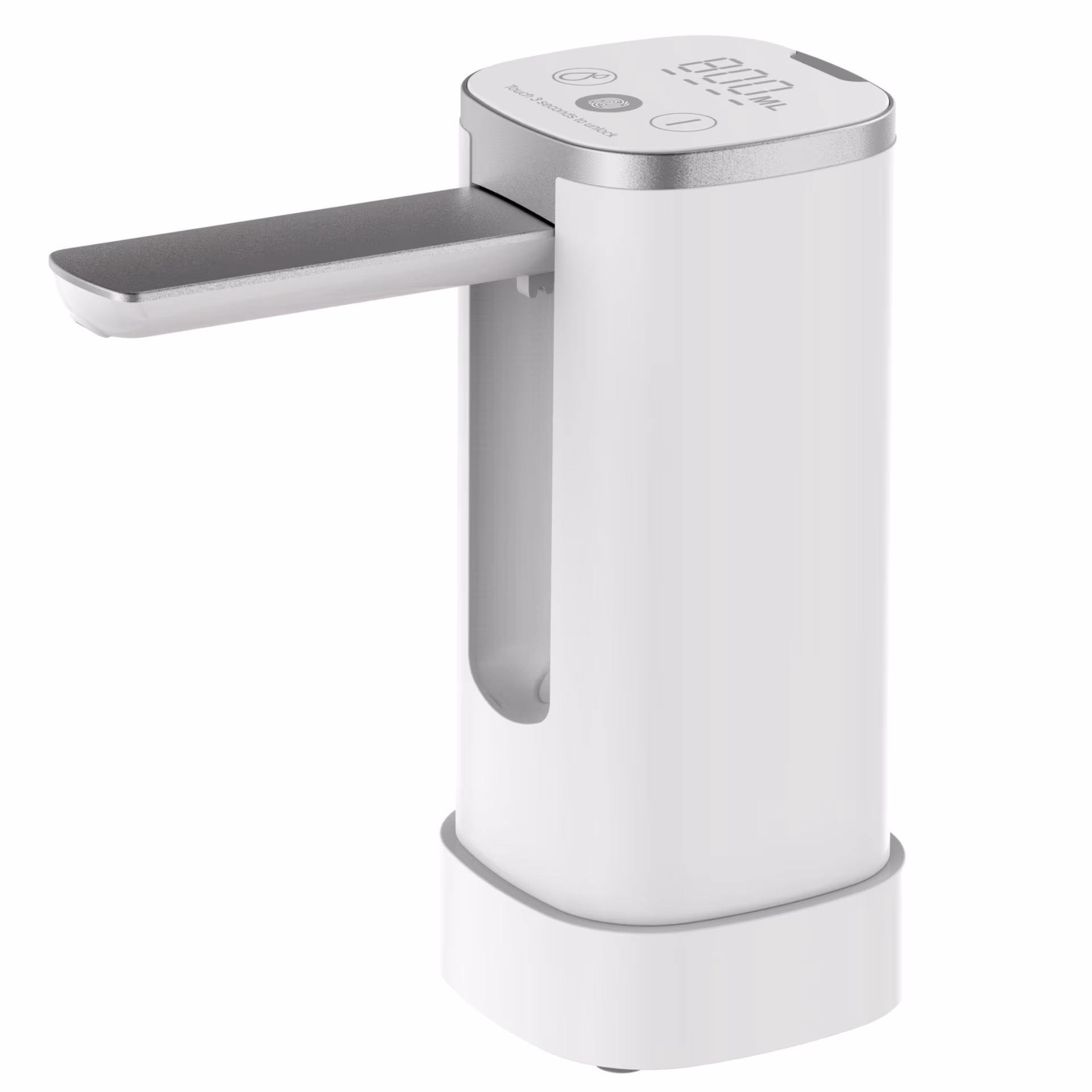 Pompa Dozator Electric de Apa inteligent pentru Bidon FOtehniq® A3 cu Baza Suport Detasabila