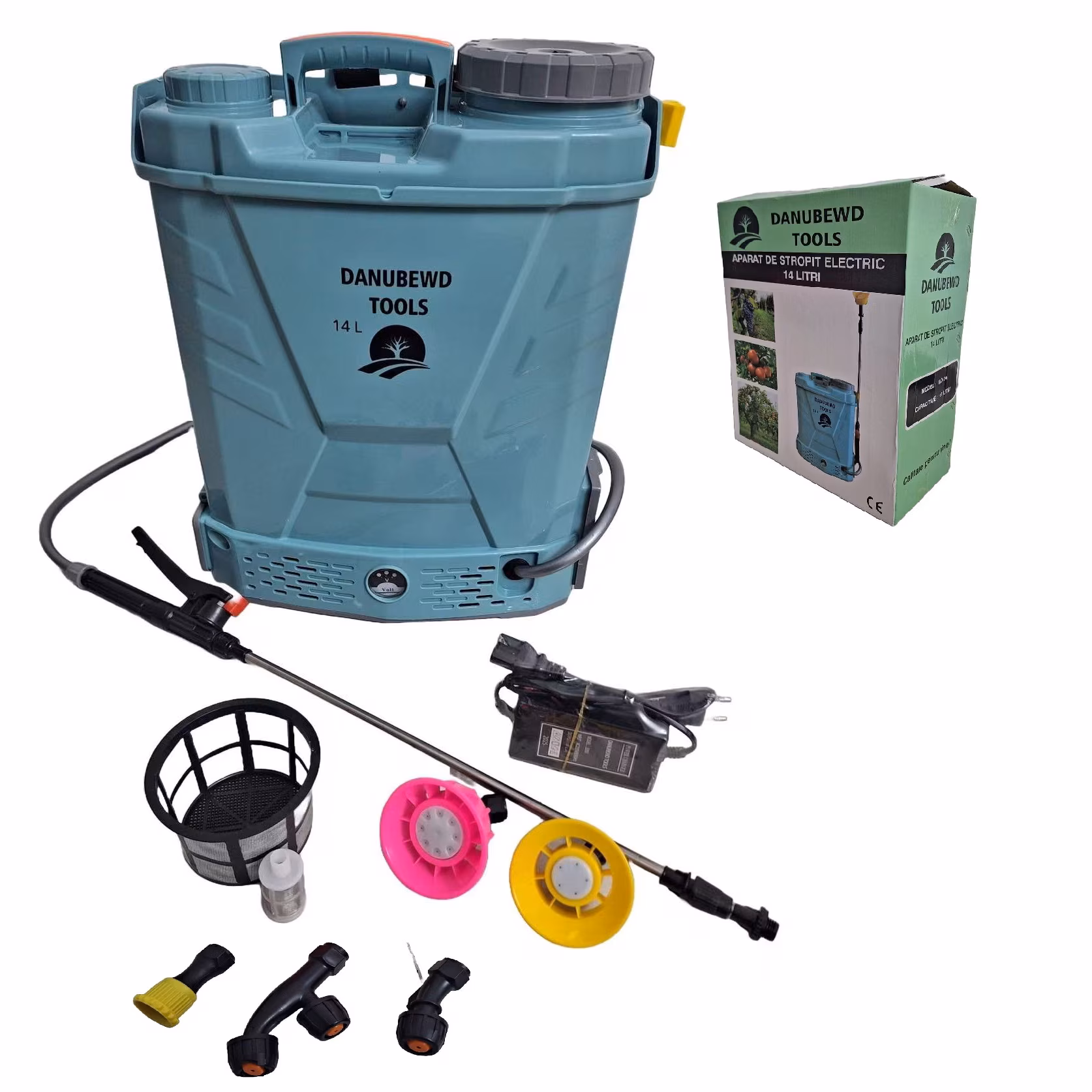 Pompa stropit electrica Danubewd Tools® 14 litri 5,5 bar