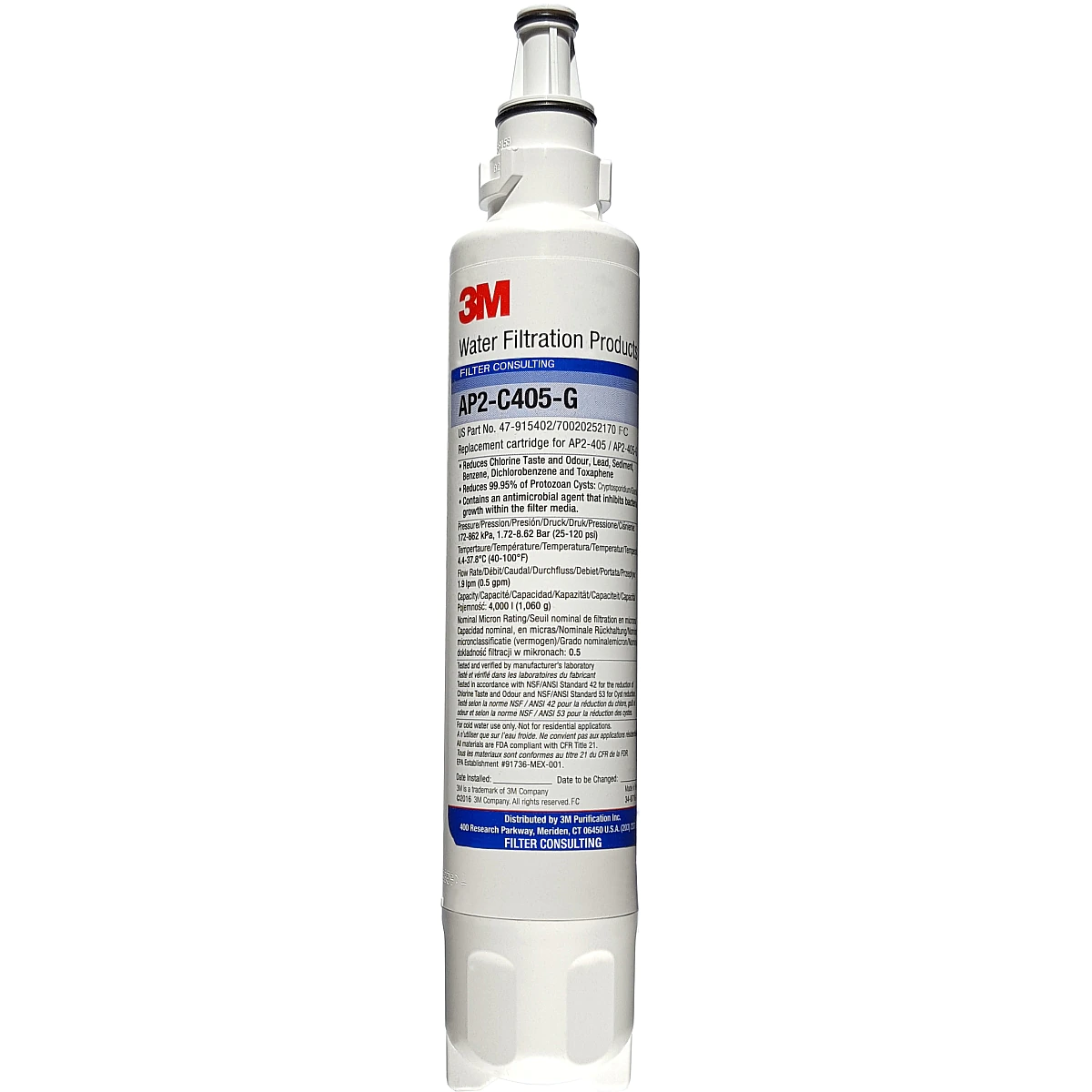 Rezerva filtru apa potabila 3M AquaPure AP2 C405G