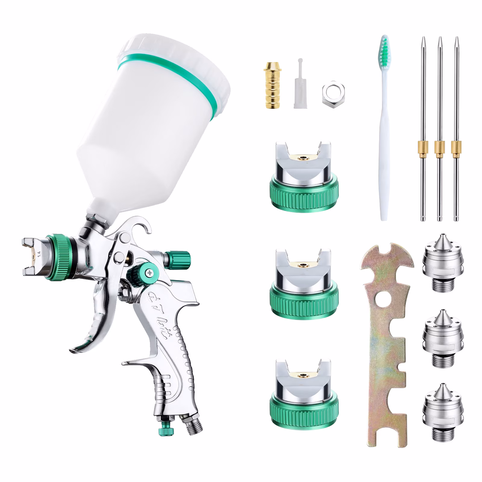 Set pistol de vopsit universal HVLP Zggzerg