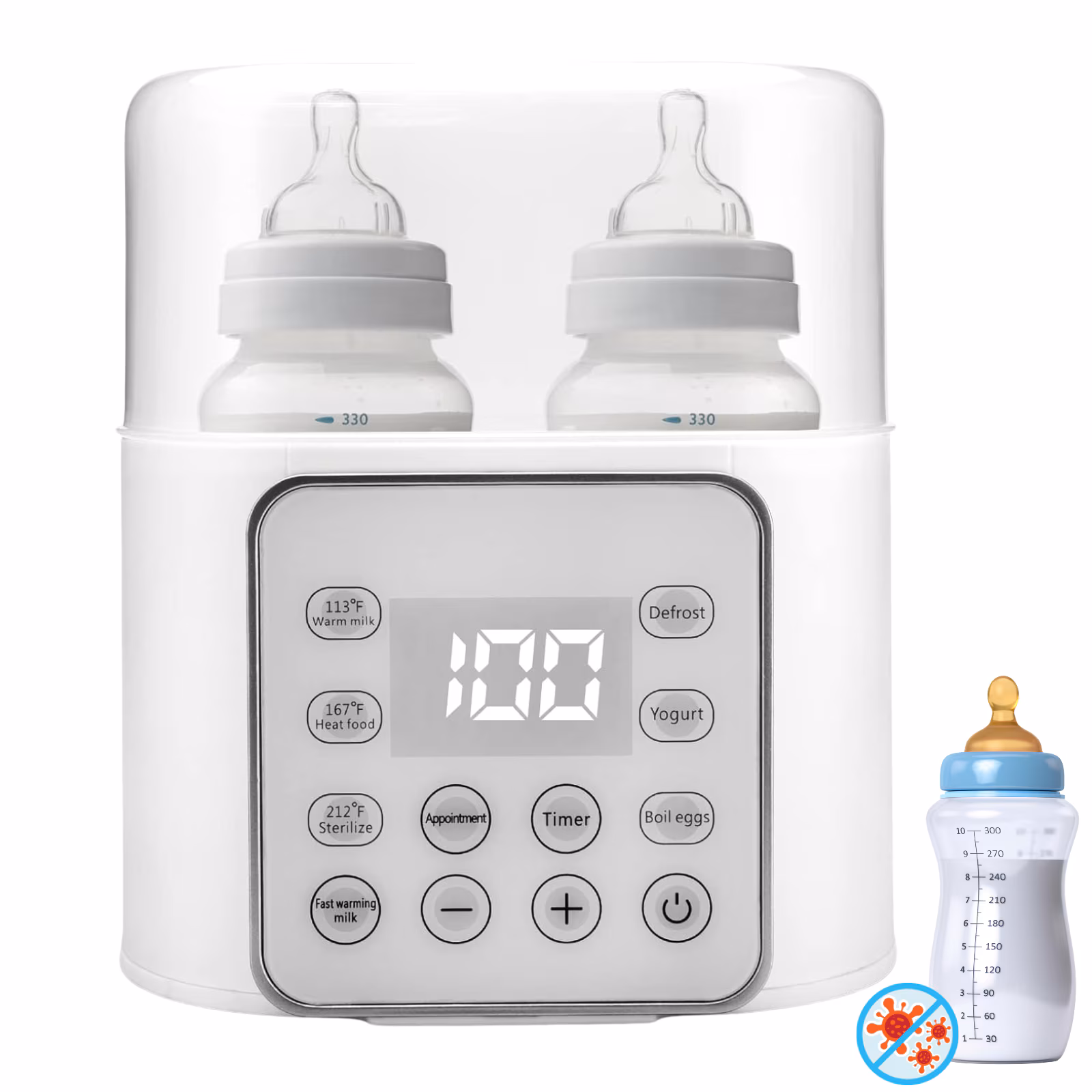 Sterilizator Biberoane Infiniteea™ Încălzitor Electric Multifuncțional 6 în 1